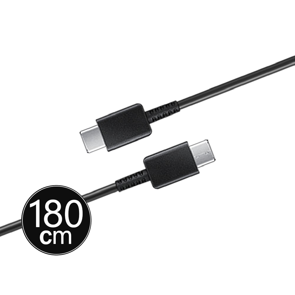 【Samsung 三星】原廠 S25 S24系列 3A,1.8m Type-C to Type-C 線【DX310/盒裝】