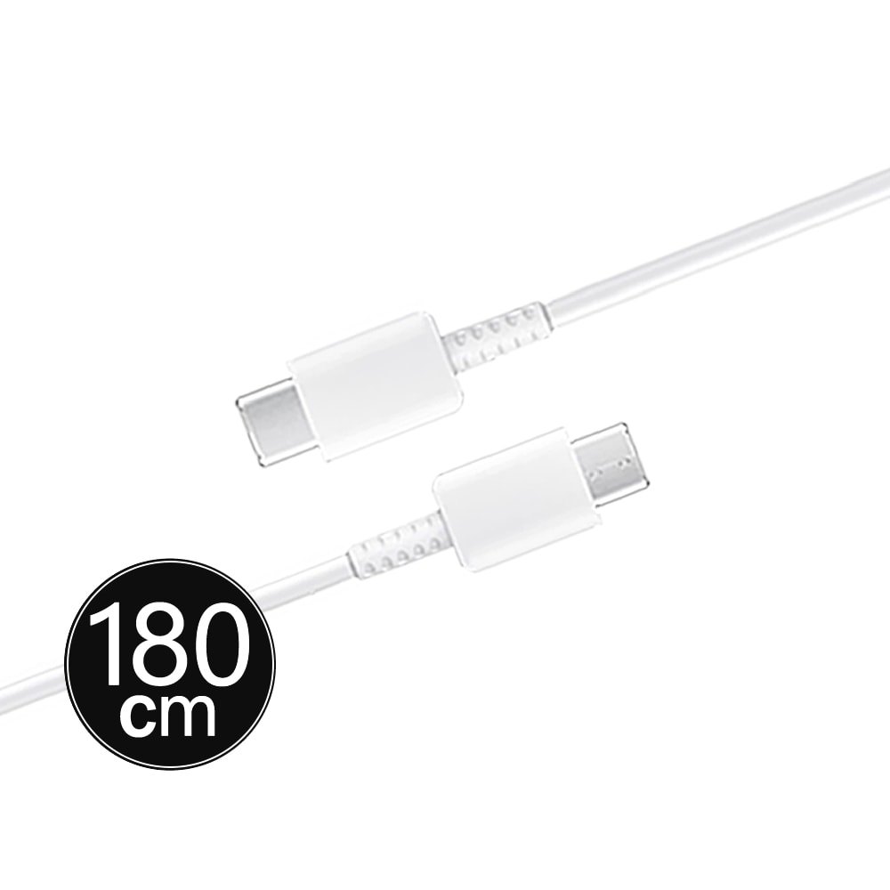 【Samsung 三星】原廠 S25 S24系列 3A,1.8m Type-C to Type-C 線【DX310/盒裝】