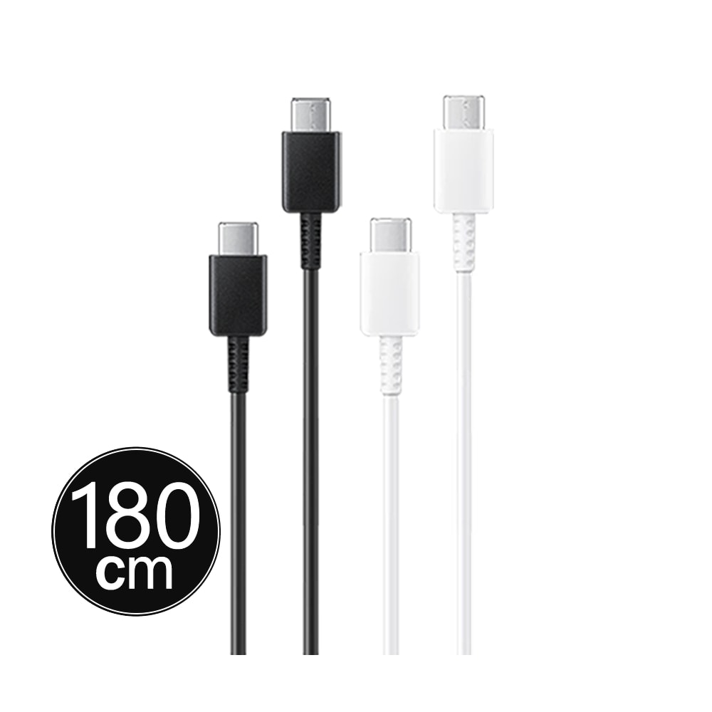 【Samsung 三星】原廠 S25 S24系列 3A,1.8m Type-C to Type-C 線【DX310/盒裝】