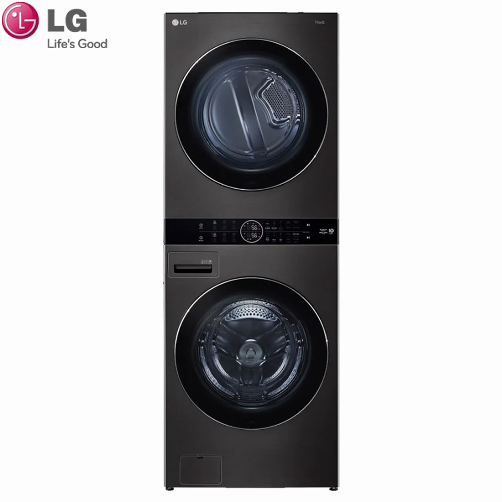【LG 樂金】WashTower洗衣19公斤+乾衣16公斤AI智控洗乾衣機WD-S1916B