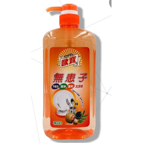 【歐寶】洗潔精-壓/無患子 1000mlx12入/箱