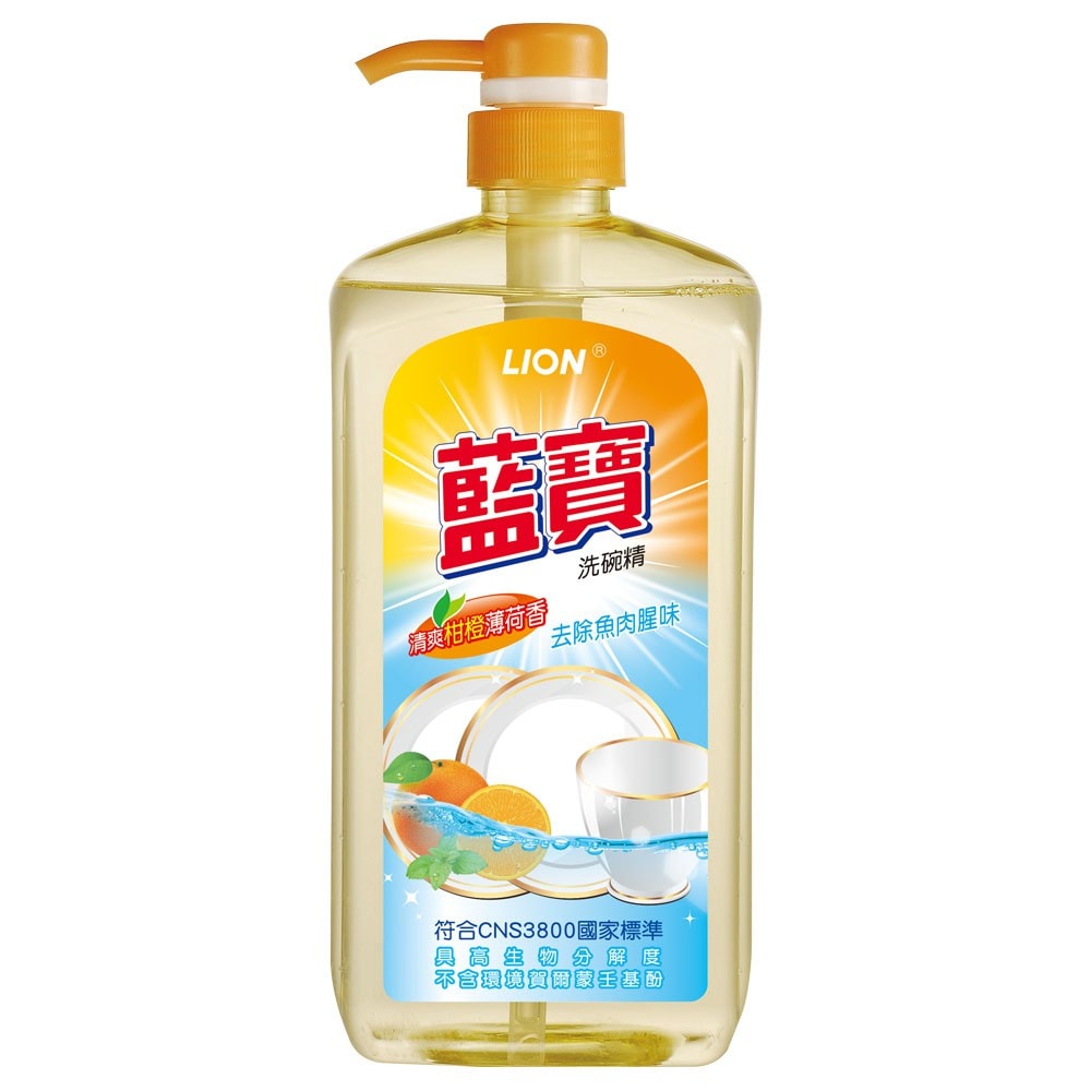 【藍寶】柑橙香洗碗精-1000mlx12入/箱