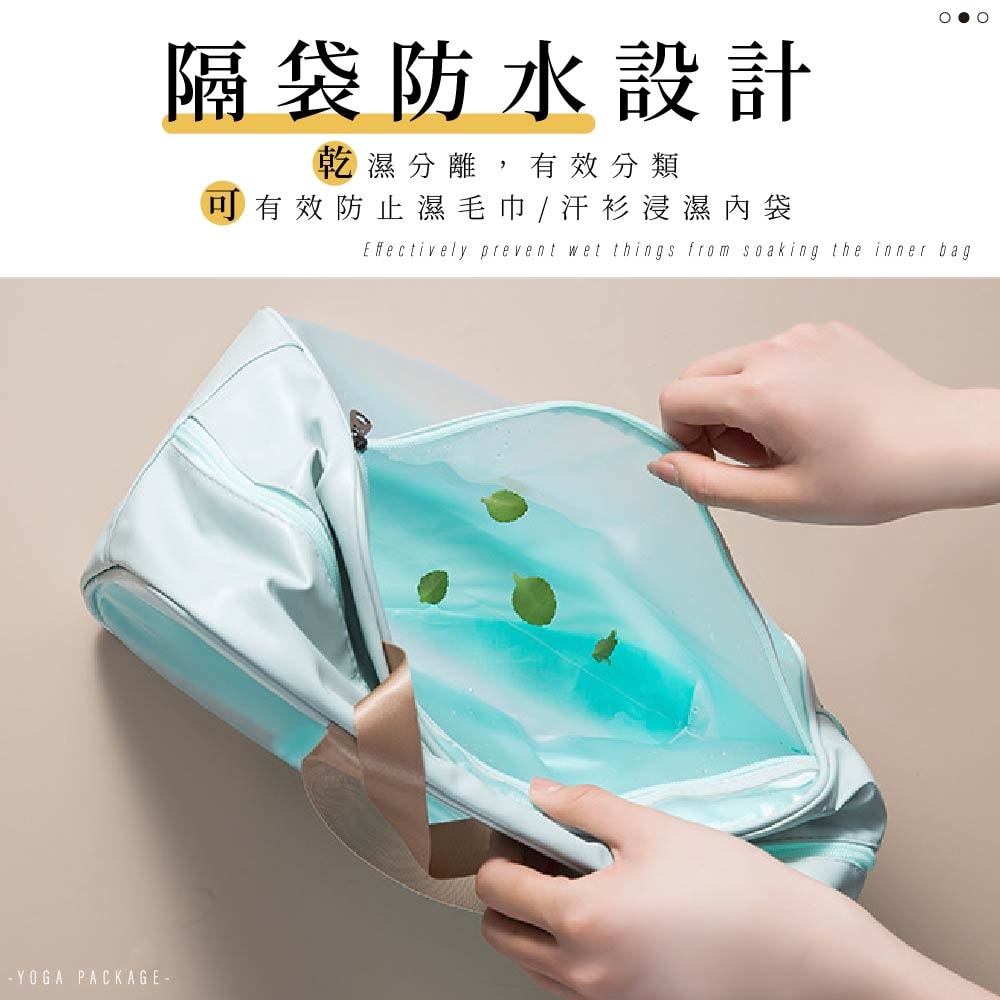 【FL 生活+】雙手提分層大容量洗潄化妝包(A-154)