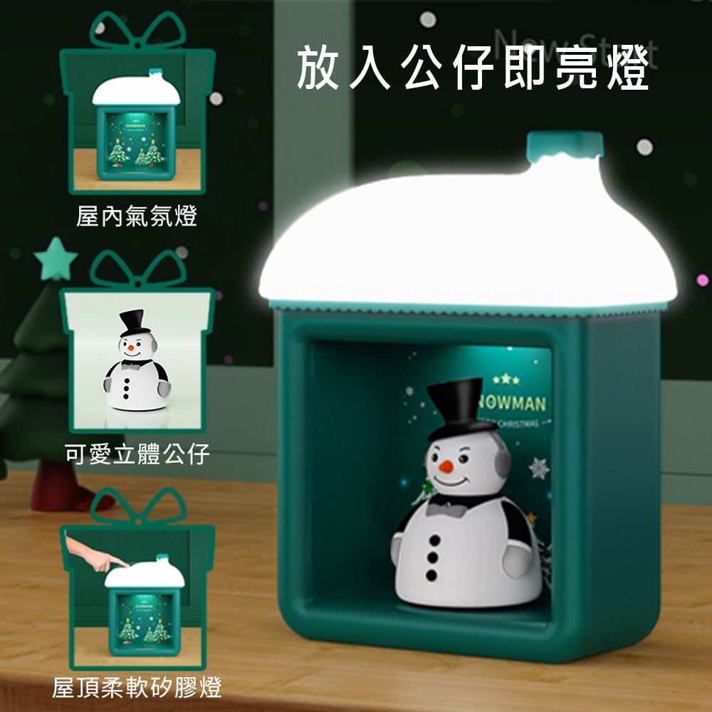 【Timo】平安夜系列 磁吸式 璀璨聖誕小夜燈