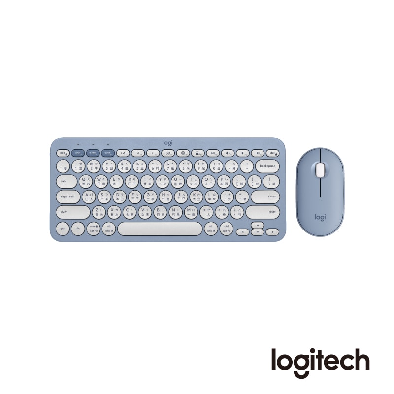【Logitech 羅技】Pebble 2 Combo 無線藍牙鍵盤滑鼠組