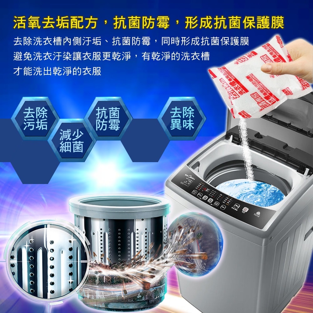 【優品】洗衣槽防霉劑 150g*4包x12入/箱