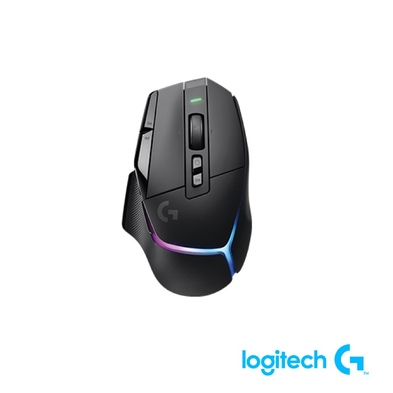 【Logitech 羅技】G502 X Plus 無線炫光高效能遊戲滑鼠 - 岩石黑