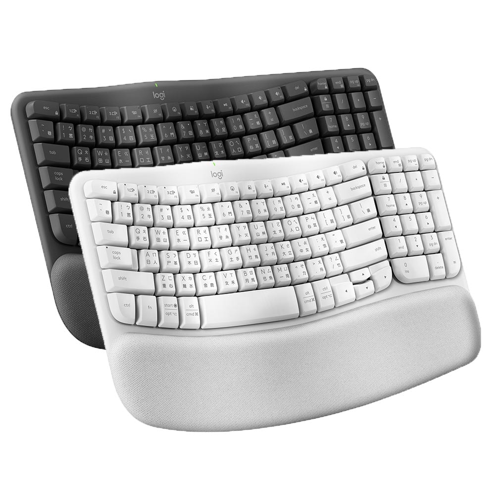 【Logitech 羅技】Wave KEYS 人體工學鍵盤