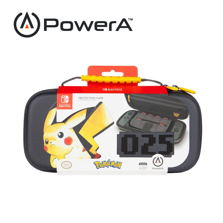 【PowerA】任天堂收納保護殼限量款(1521515-01)-皮卡丘