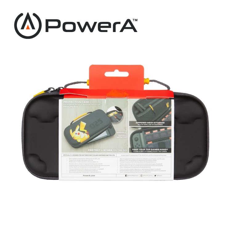 【PowerA】任天堂收納保護殼限量款(1521515-01)-皮卡丘