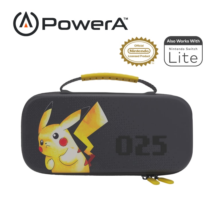 【PowerA】任天堂收納保護殼限量款(1521515-01)-皮卡丘