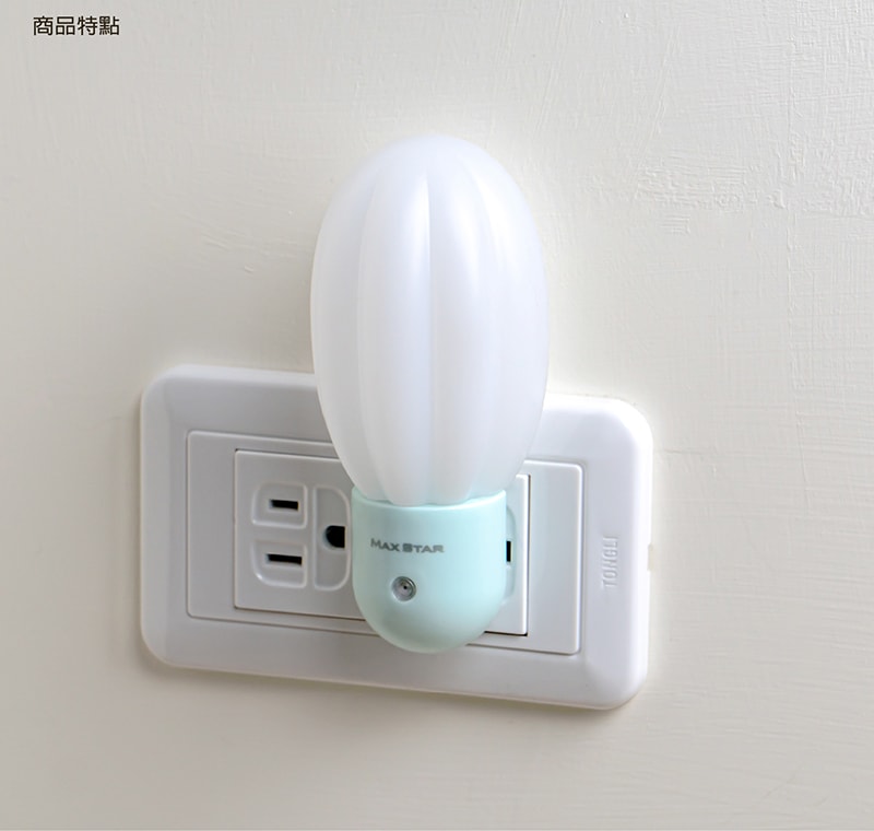 【太星電工】光之寶LED仙人掌自動小夜燈(6入) ZG805*6