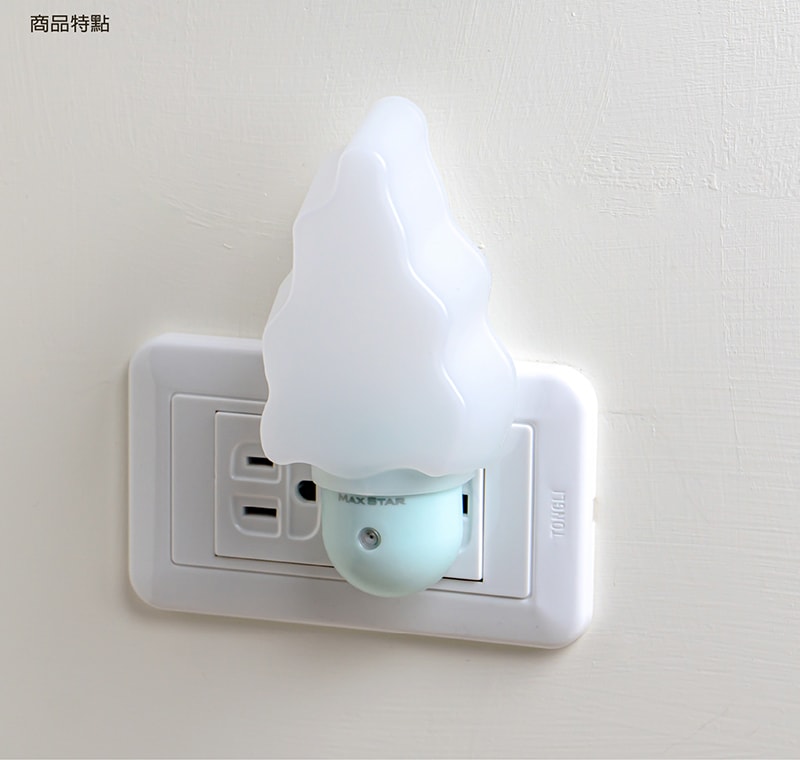 【太星電工】光之寶LED小樹自動小夜燈(6入) ZG806*6