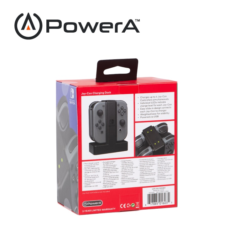 【PowerA】任天堂Joy-Con 四合一手把充電座(1501406-02)