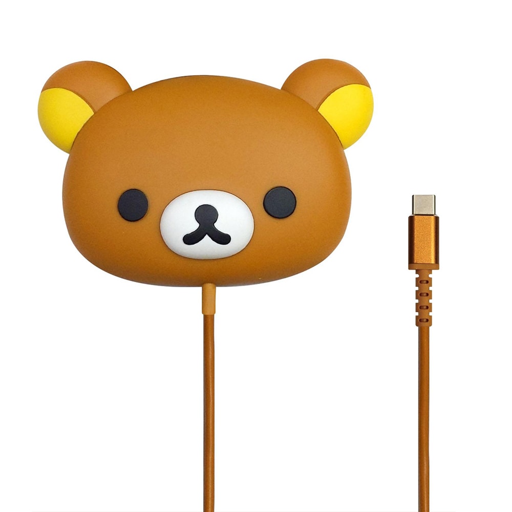 【Rilakkuma 拉拉熊】造型磁吸無線充電盤(附底座)