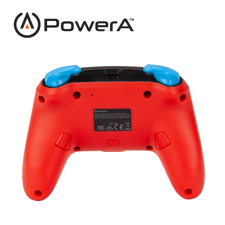 【PowerA】任天堂增強款無線遊戲手把限量款(1519764-02)-瑪利歐嘻哈