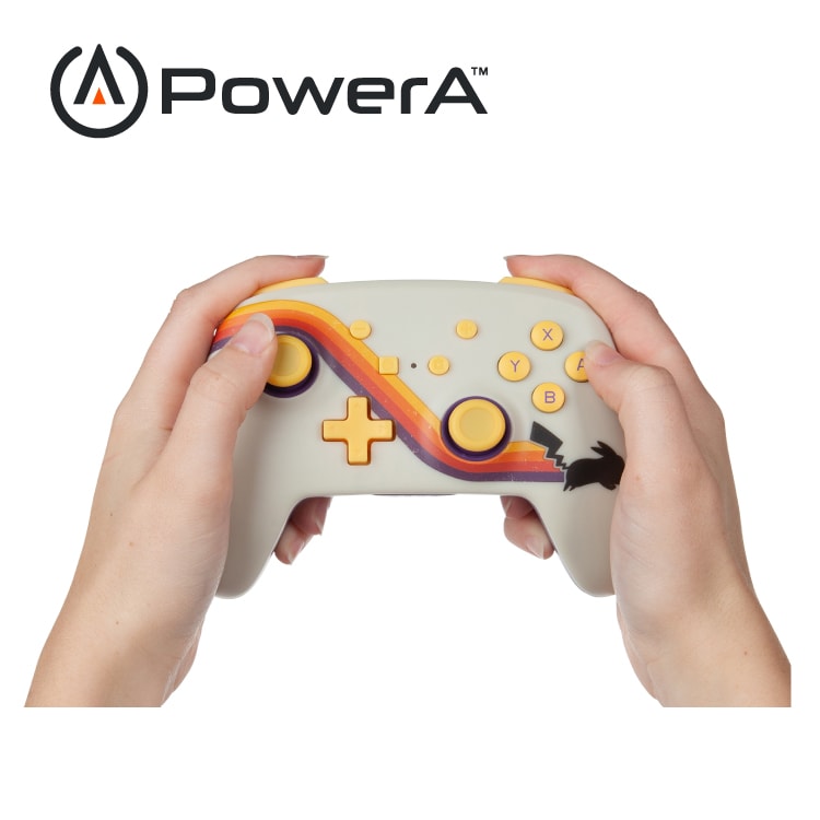【PowerA】任天堂官增強款無線遊戲手把限量款(1518804-02)-復刻皮卡丘