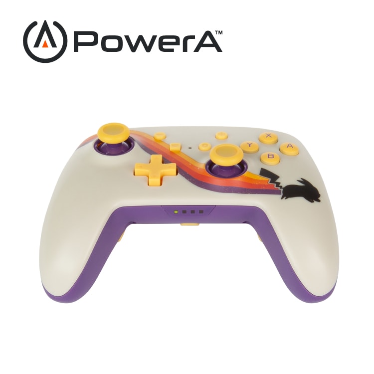 【PowerA】任天堂官增強款無線遊戲手把限量款(1518804-02)-復刻皮卡丘