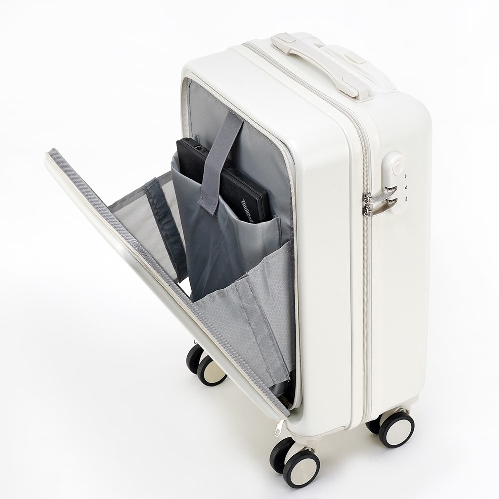 DISEGNO】20吋簡約前開式行李箱- 鮮拾