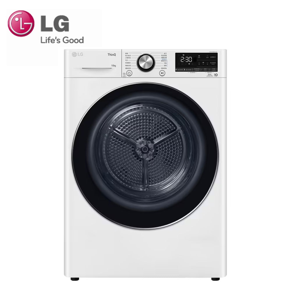 【LG 樂金】10公斤免曬衣乾衣機WR-100VW(冰瓷白)