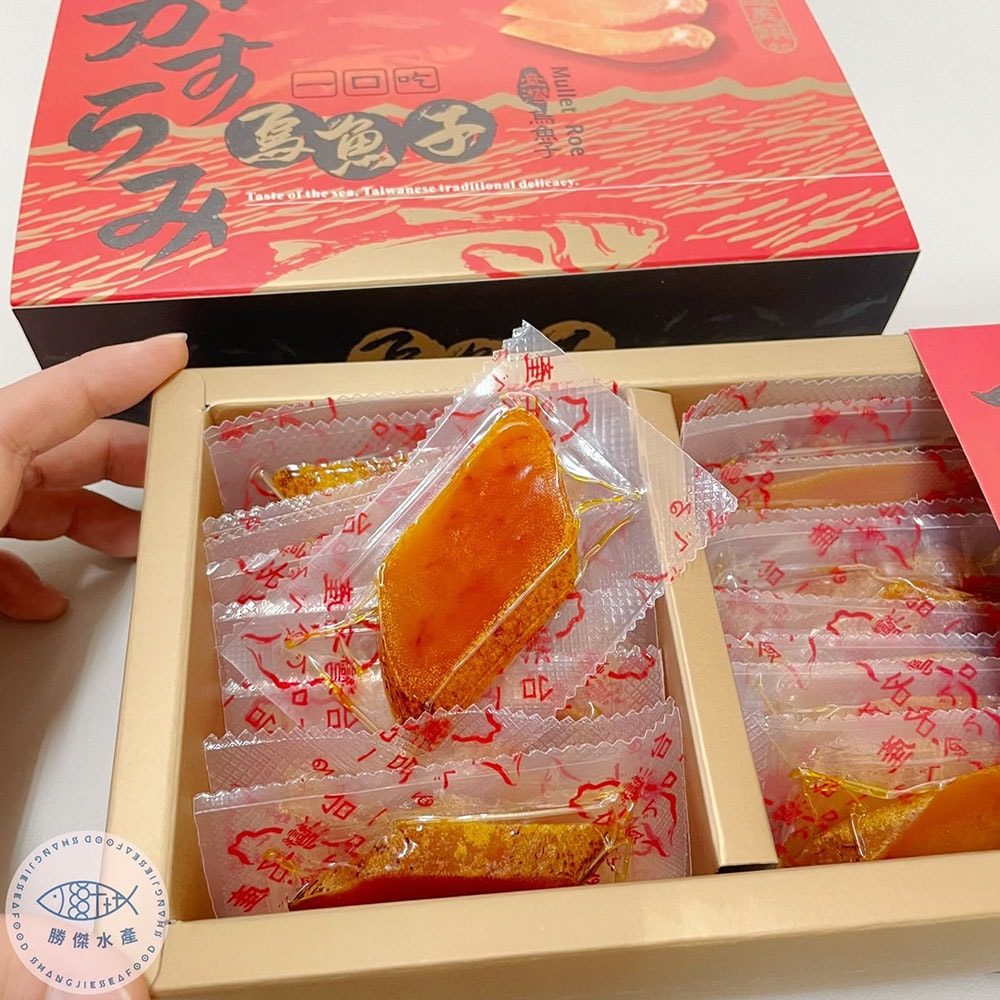 【勝傑水產】頂級一口烏魚子禮盒*3盒