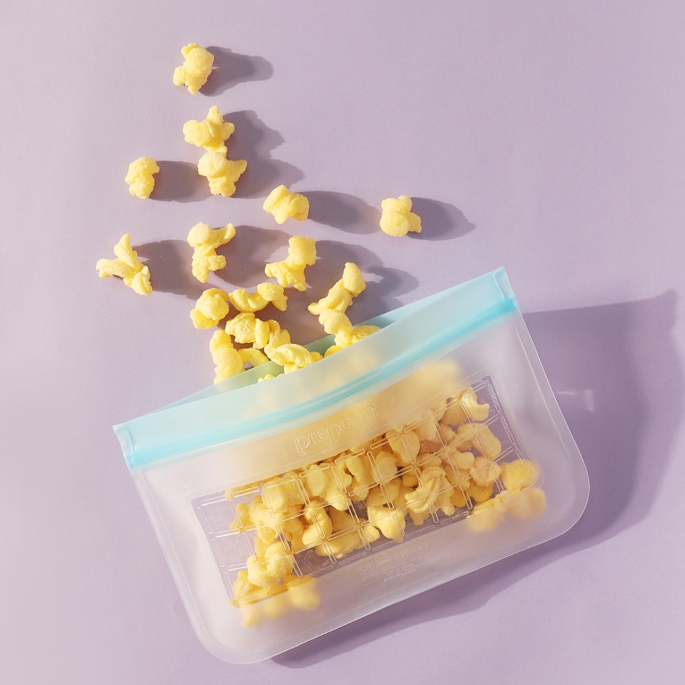 【Prepara】食物保鮮密封夾鏈袋[2號袋 綠色夾鏈]-1900ml x2入