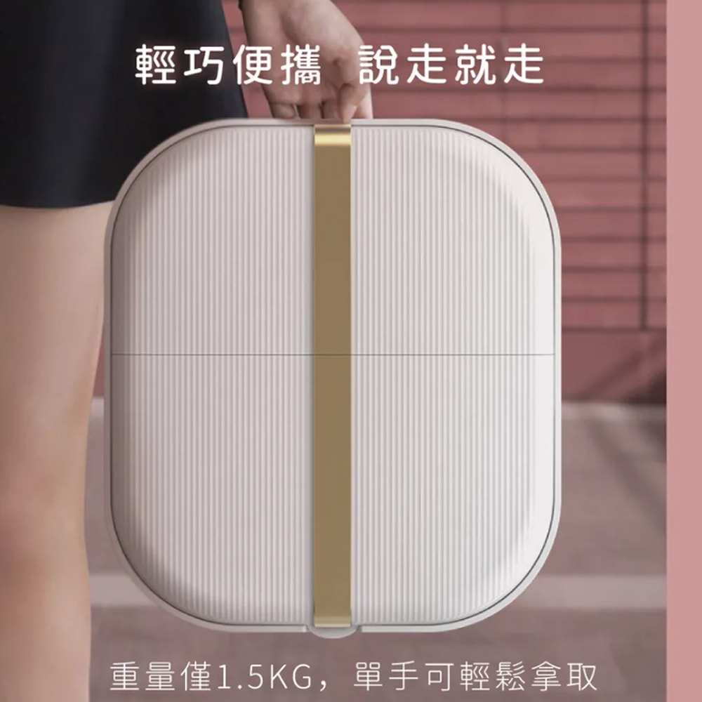 【KINYO】PTC陶瓷加熱摺疊泡腳機/恆溫足浴機(IFM-7001)紅光/氣泡/滾輪/草藥盒
