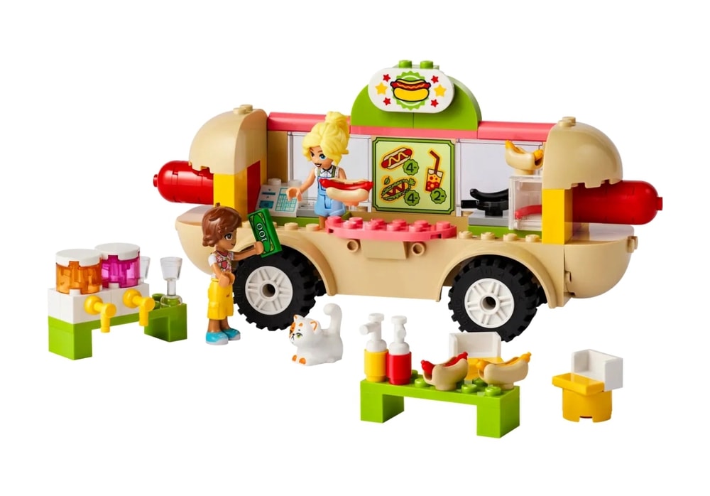 【LEGO 樂高】磚星球〡 42633 好朋友系列 熱狗餐車 Hot Dog Food Truck
