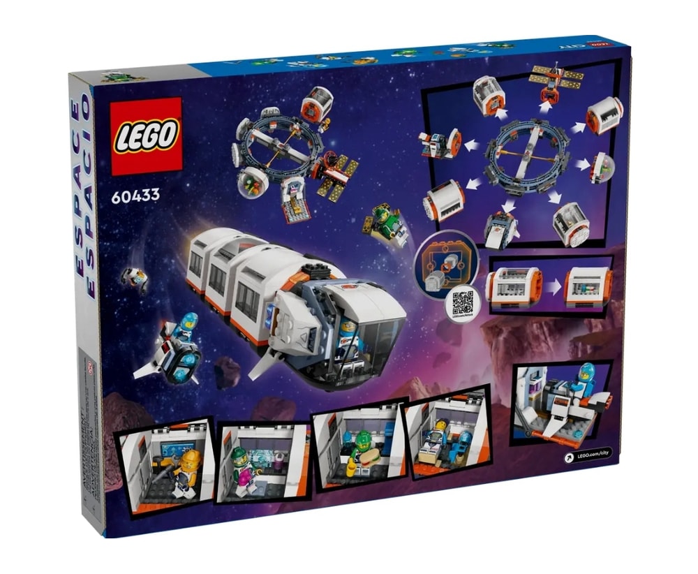 【LEGO 樂高】磚星球〡 60433 城市系列 太空站 Modular Space Station