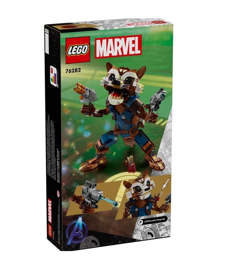 【LEGO 樂高】磚星球〡 76282 漫威系列 火箭浣熊與小格魯特 Rocket & Baby Groot