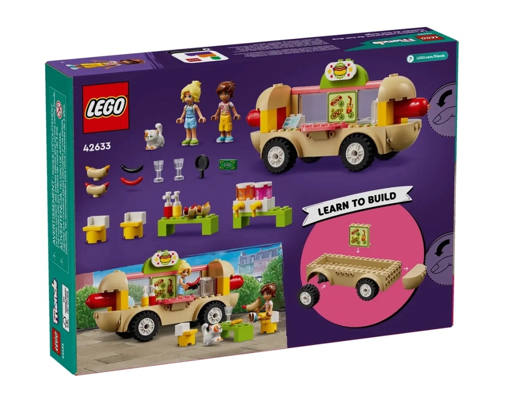 【LEGO 樂高】磚星球〡 42633 好朋友系列 熱狗餐車 Hot Dog Food Truck