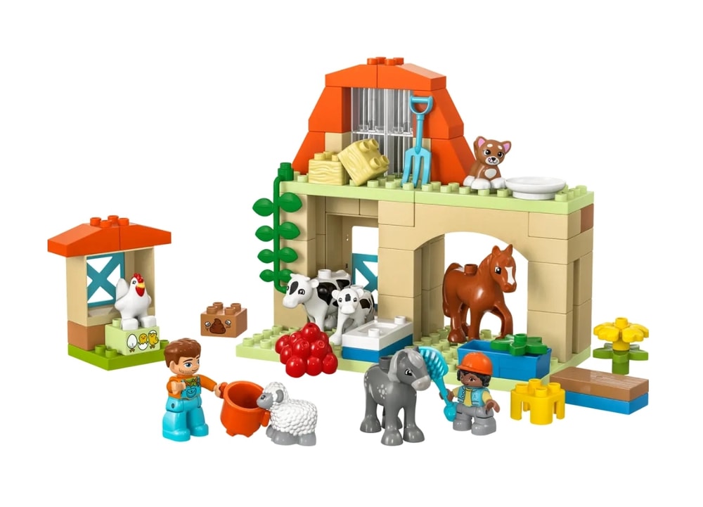 【LEGO 樂高】磚星球〡 10416 得寶系列 照顧農場動物 Caring for Animals at the Farm