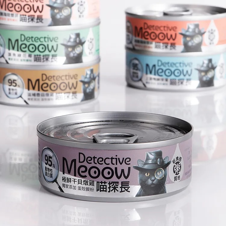 【喵探長】極鮮干貝燉雞|貓咪主食罐