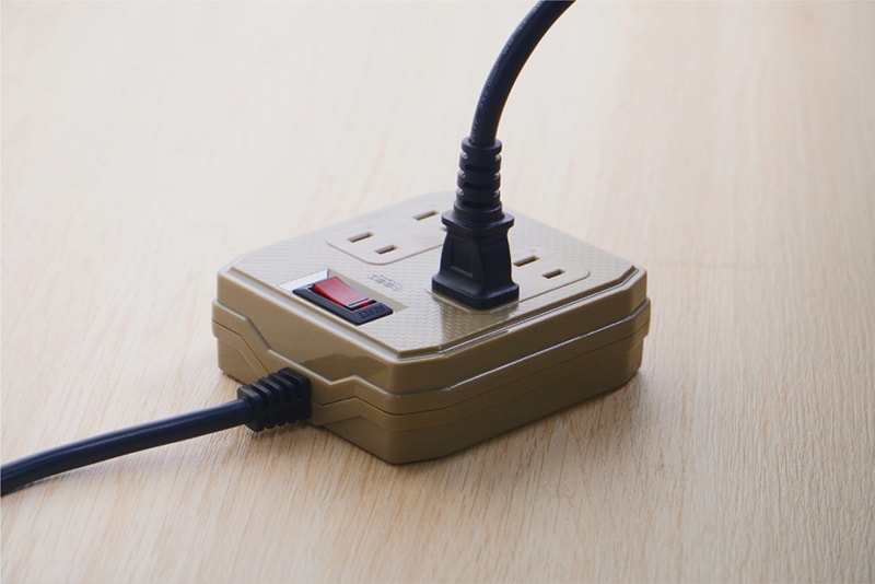 【太星電工】一開四插動力軟線2P15A/10米(混色) OFB41210