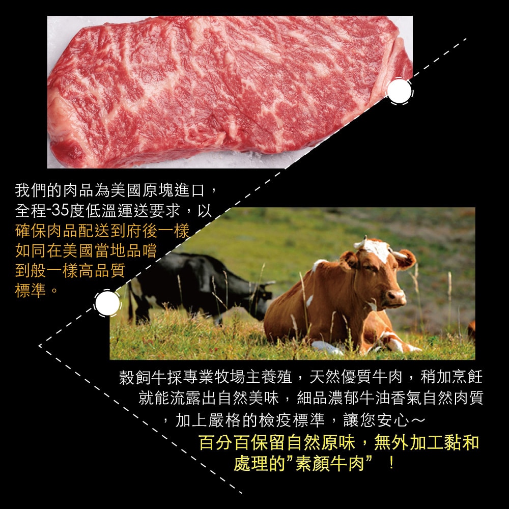 【豪鮮牛肉】美國安格斯PRIME頂級霜降翼板牛排9片(200g±10%/片) 免運組