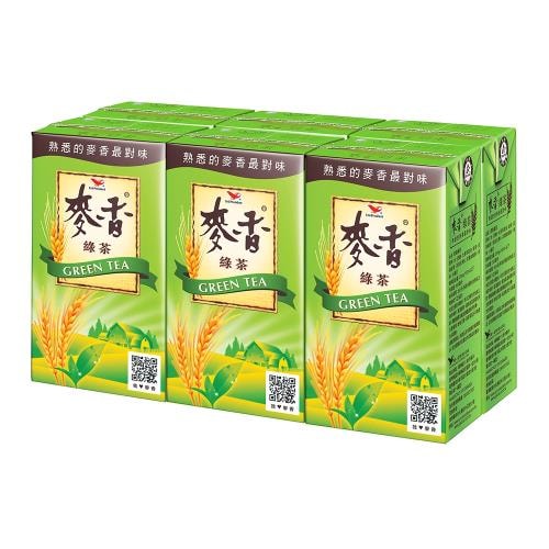 【統一】麥香 300mlx6入/組(綠茶)