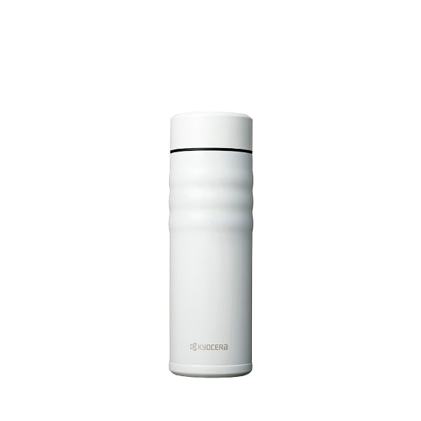 【KYOCERA 京瓷】日本京瓷 陶瓷塗層旋蓋式保溫杯 500ml(原廠總代理)