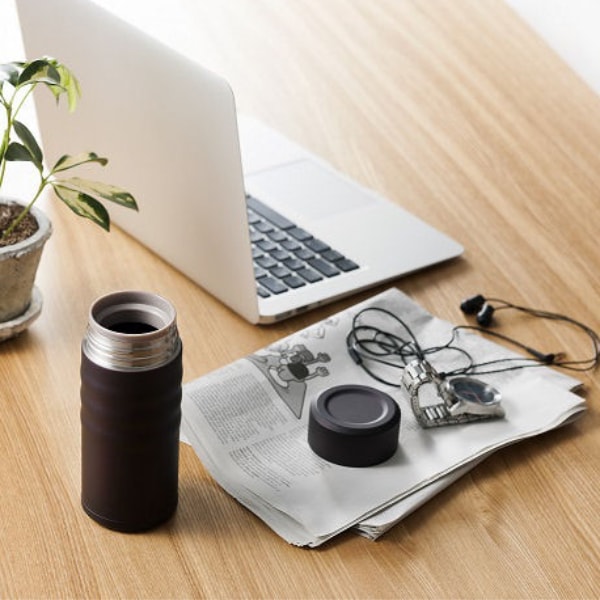 【KYOCERA 京瓷】日本京瓷 陶瓷塗層旋蓋式保溫杯 350ml(原廠總代理)