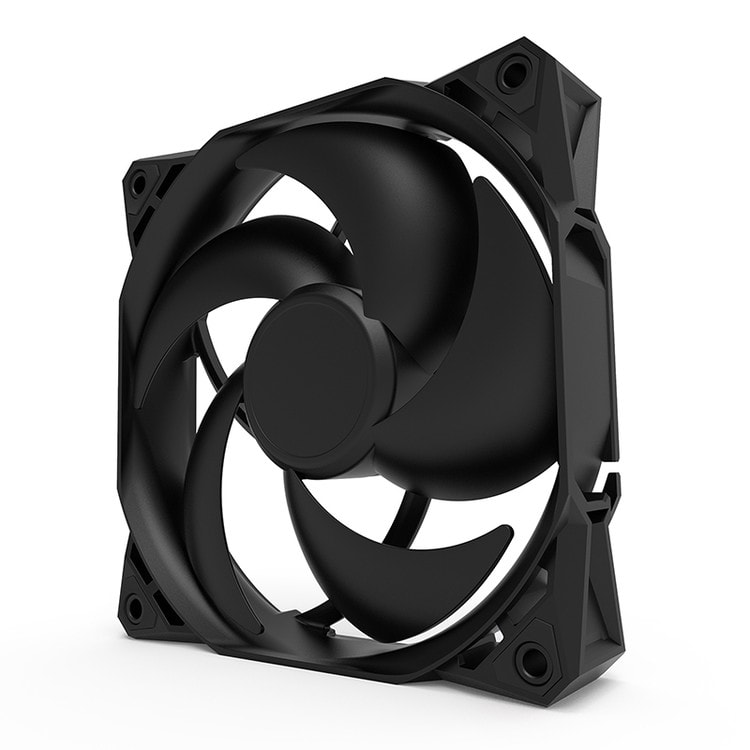 【darkFlash】大飛 S100 PWM智能溫控 F.D.B.液態軸承 靜音無光風扇 黑