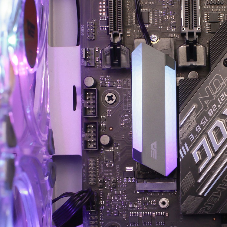 【darkFlash】大飛 DM4 M.2 2280 ARGB SSD固態硬盤散熱片