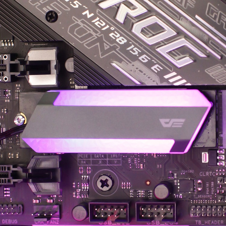 【darkFlash】大飛 DM4 M.2 2280 ARGB SSD固態硬盤散熱片