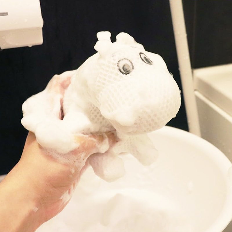 【Hashy】日本 Moomin 嚕嚕咪 沐浴球 沐浴海綿 鈴鐺沐浴球 泡泡球 交換禮物 聖誕節禮物 生日禮