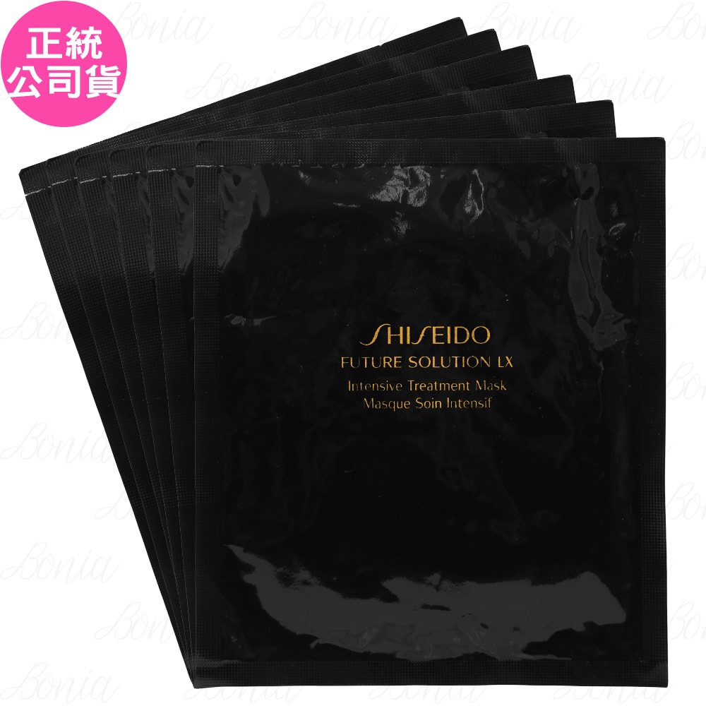 【SHISEIDO 資生堂】時空琉璃LX御藏修護面膜(60g)*6(公司貨)