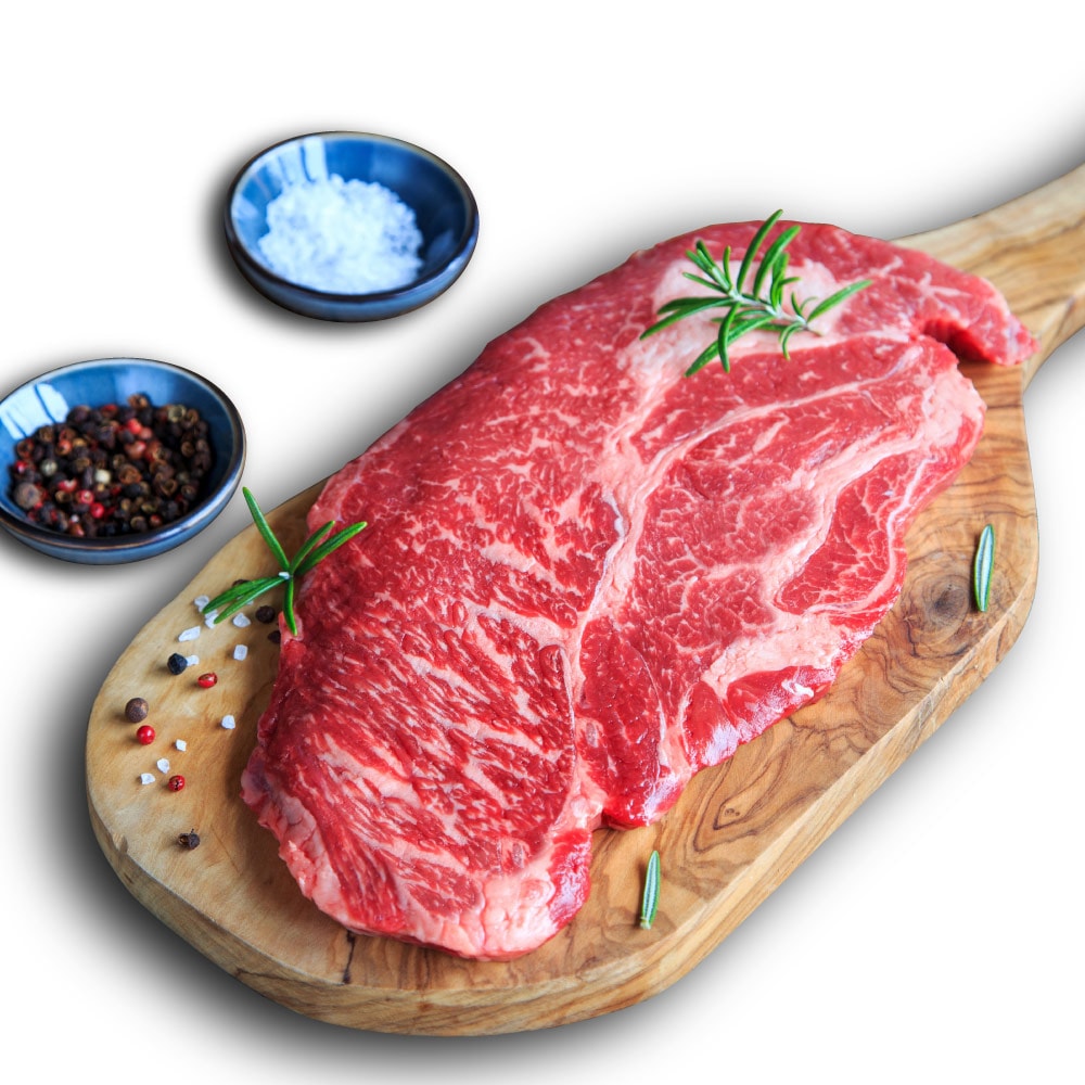 【豪鮮牛肉】安格斯PRIME頂級霜降沙朗牛排2片（400g+-10%/片）免運組