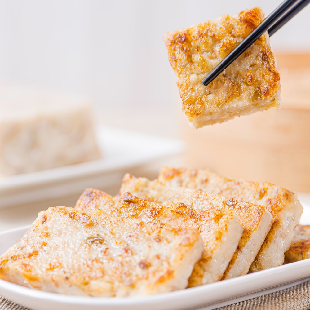 【中山招待所】頂級干貝蝦醬蘿蔔糕4入組(1000g/入)