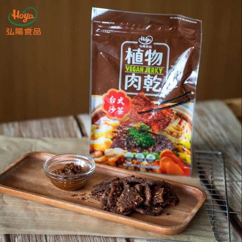 【Hoya 弘陽食品】植物肉乾100g/包(任選10包)－台式沙茶/川味椒麻