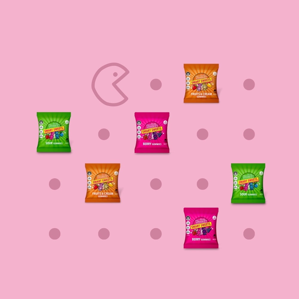 【澳洲DoubleD】無糖全素高纖軟糖—綜合莓果（50g）