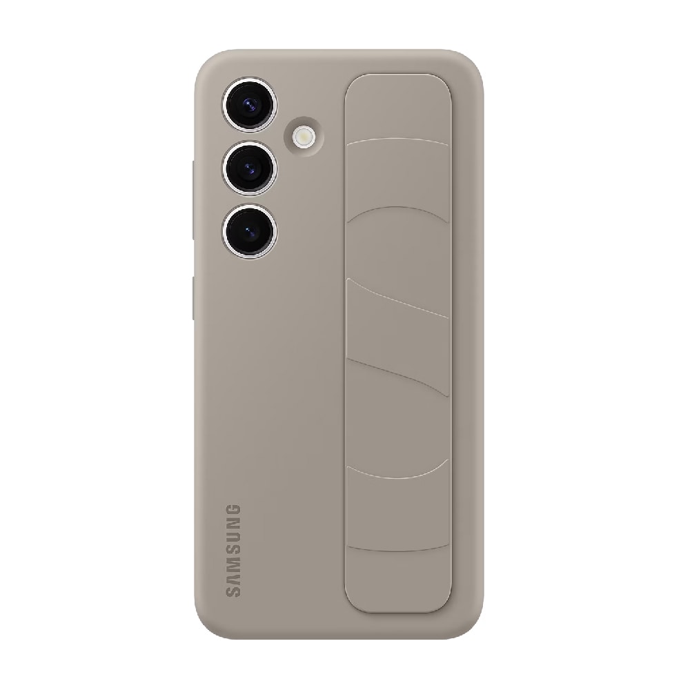 【Samsung 三星】Galaxy S24 5G 原廠立架式矽膠保護殼 ( 附指環帶 ) EF-GS921