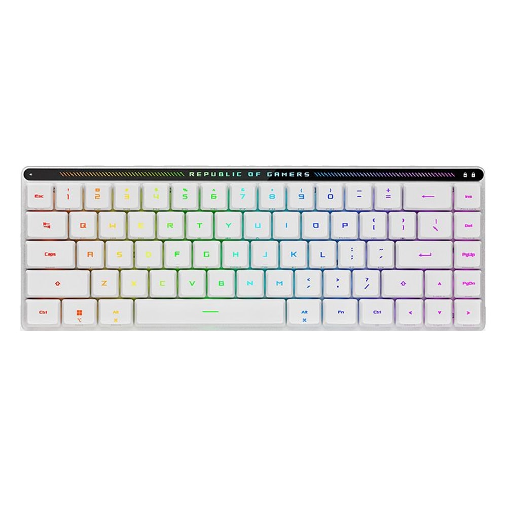 【ASUS 華碩】ROG Falchion RX 矮軸機械式電競鍵盤 白色