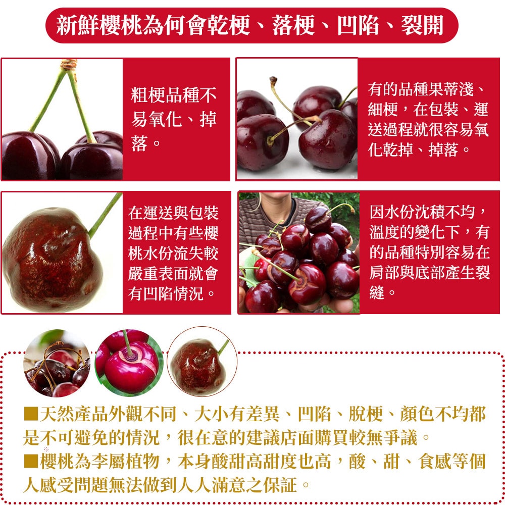 【甜露露】加州櫻桃9.5R 1盒(600g±10%/盒)